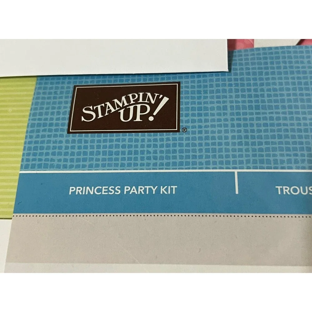 (2) Stampin' Up Princess Party Kit Invitations Decorations Crown Tiara Crafts